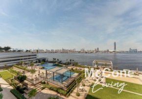 Bright 2BR with Pool & Creek Views